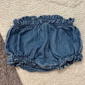 Old Navy Denim-Style Blue Baby Bloomers/shorts